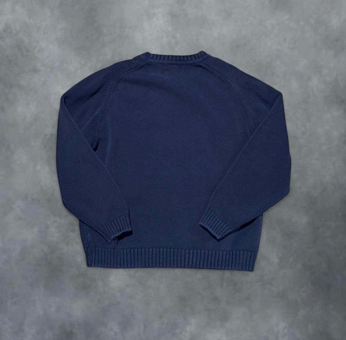 Vintage "Lands' End" Navy Sweater (14-16)