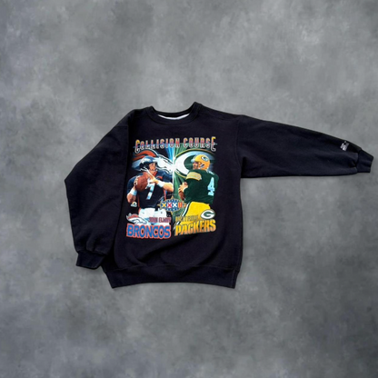 Vintage Starter XXII "Collision Course" Crew-Neck (L)