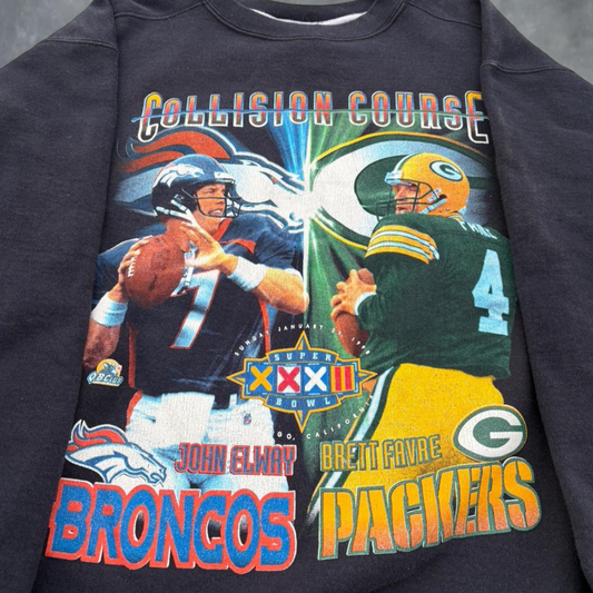 Vintage Starter XXII "Collision Course" Crew-Neck (L)