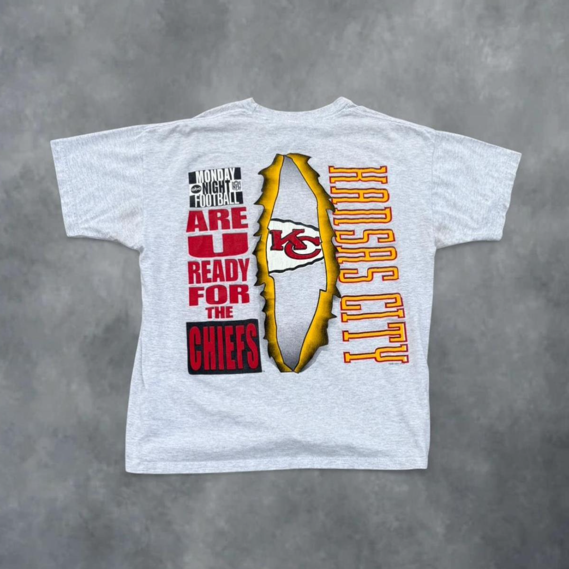 Vintage League Leader "Kansas City Chiefs" MNF Tee 1990's (L)