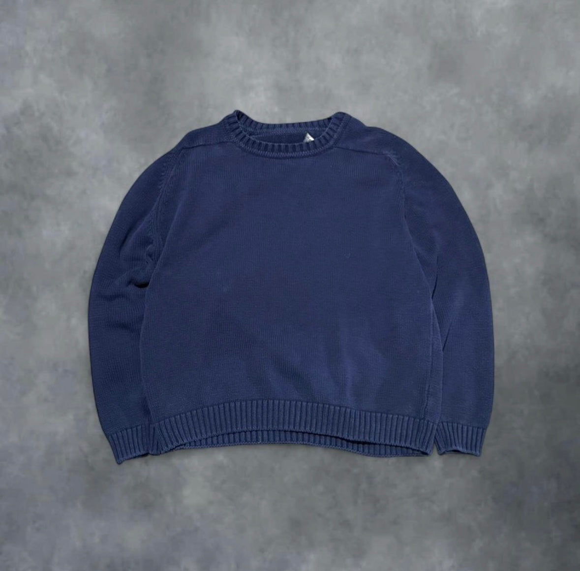 Vintage "Lands' End" Navy Sweater (14-16)
