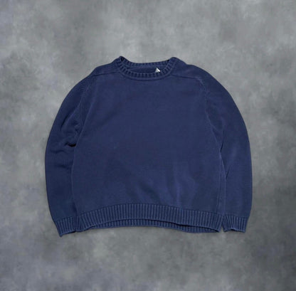 Vintage "Lands' End" Navy Sweater (14-16)