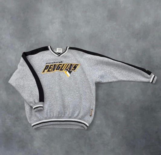 Vintage 1990's Lee Sport "Pittsburgh Penguins" Crew-Neck (L)