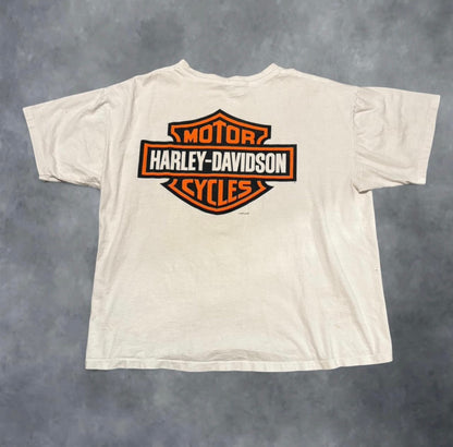 Vintage 1990's "Forged in Steel" Harley Davidson Tee (L)